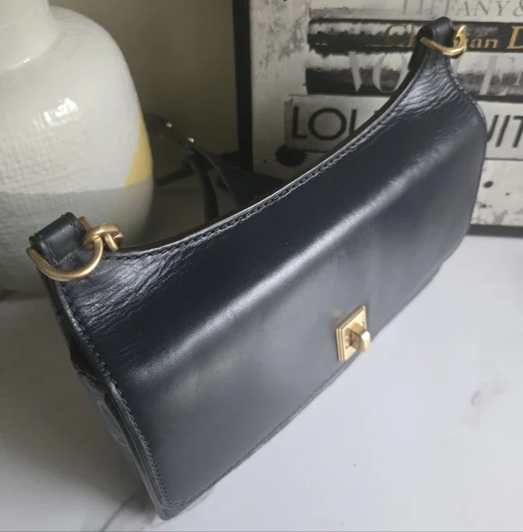 Michael Kors Studio Paisley Natalie Navy Heritage Messenger Bag NWT - Picture 5 of 12